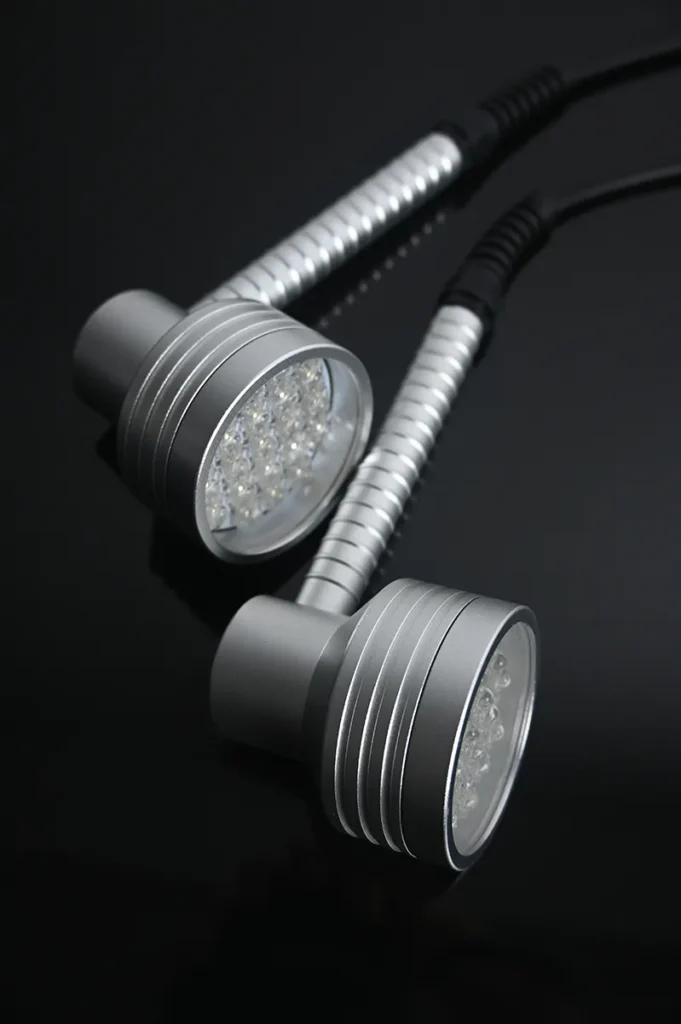 PDT LED light therapy handle for hydradermabrasion facial skin care machine