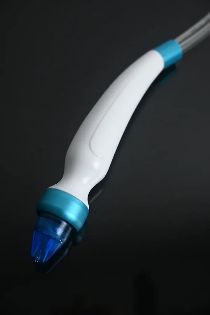 Jet peel handle for professional hydradermabrasion facial cleansing machine
