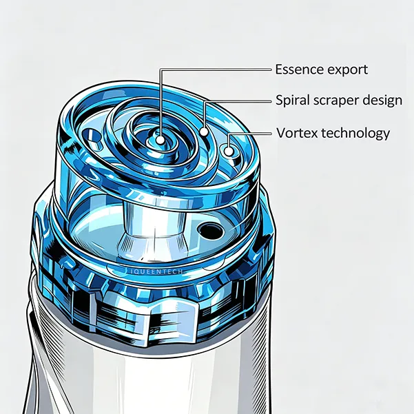 Hydradermabrasion facial machine vortex technology working principle diagram