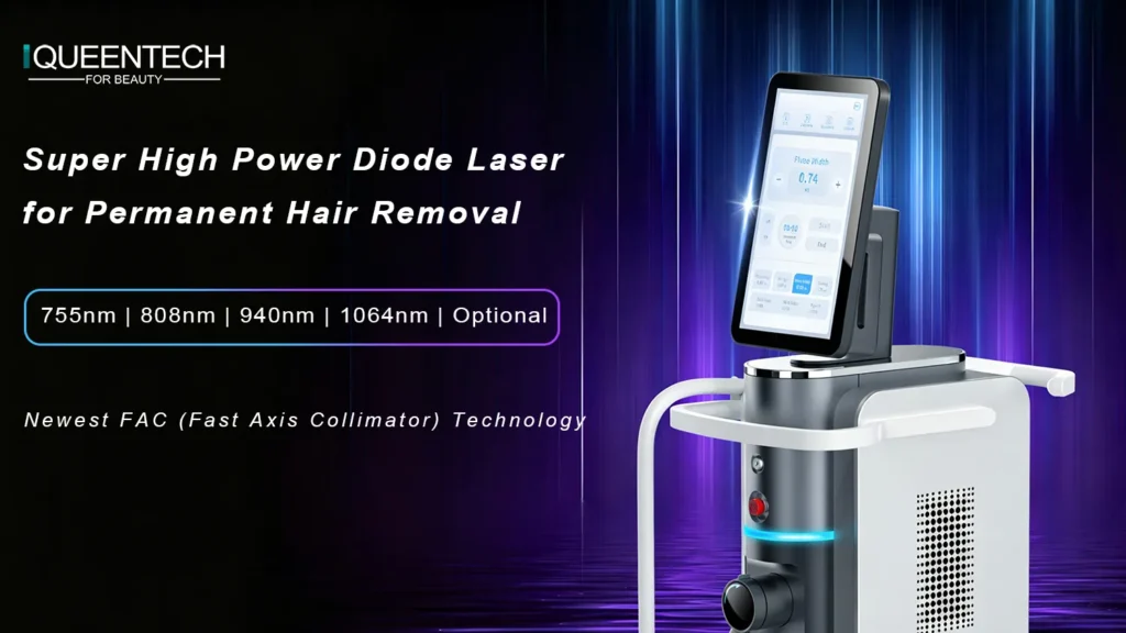 755/808/940/1064nm diode laser hair removal machine for salons