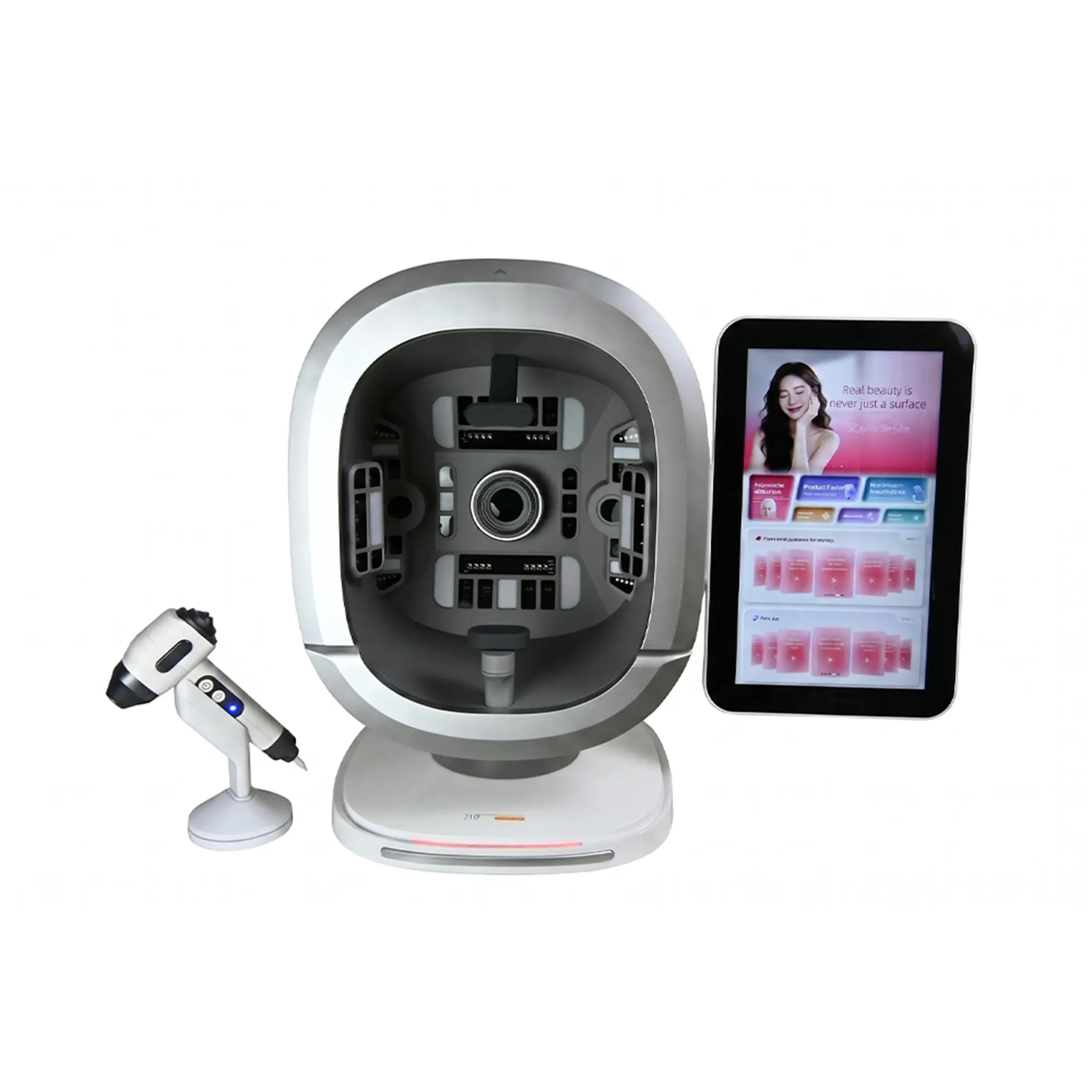 Intelligent skin analyzer machine for beauty salon diagnosis