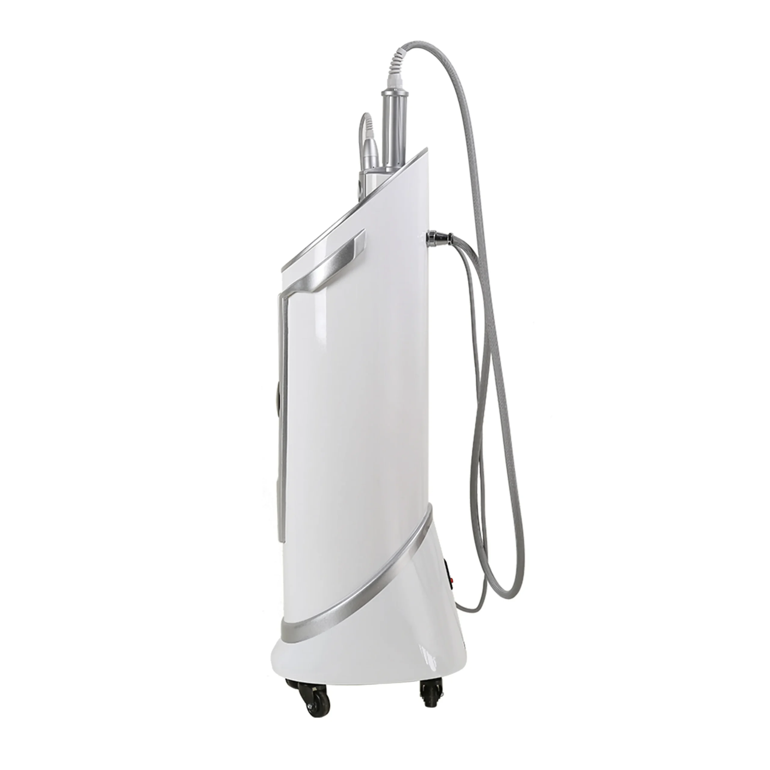 Right view of professional inner ball cellulite roller massager lymphatic machine