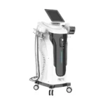 Left side view of Professional Cellulite Treatment Machine with vacuum roller system