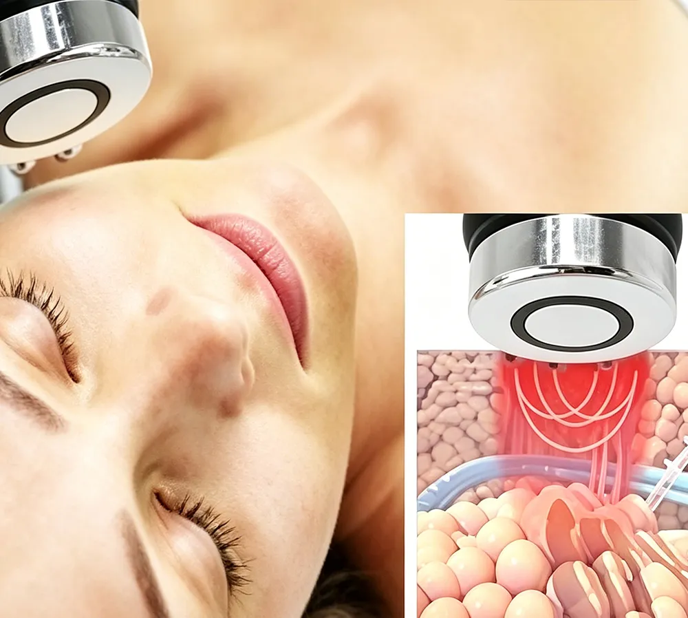 Multifunctional cryolipolysis machine with facial radio frequency (RF) skin tightening treatment