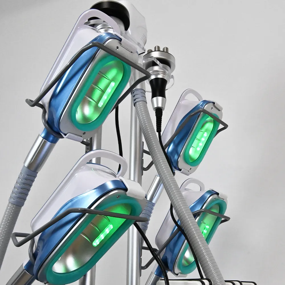 Cryolipolysis machine applicator handles for fat freezing treatment
