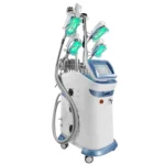 Left side view of professional cryolipolysis machine with multi handles