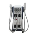 Back view of 360 Surrounded Cryo Slimming Machine with 4 cryo handles, cryolipolysis fat freezing salon body contouring equipment