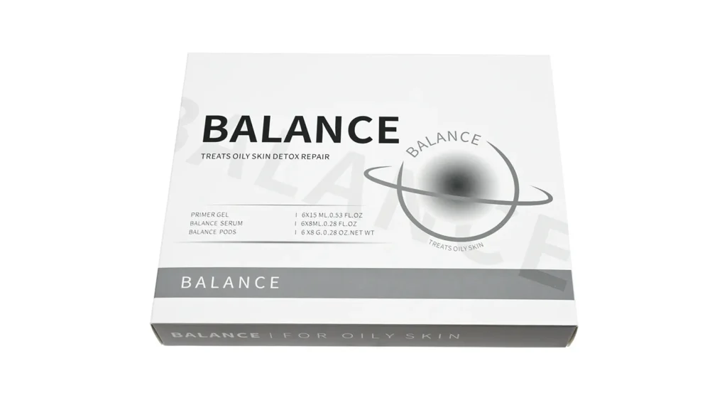 Balance Oil Control Detox Consumable Pod Kit for Oxygen Facial Machine, Salon Treatment Kit for Oily Skin Detox & Sebum Balancing
