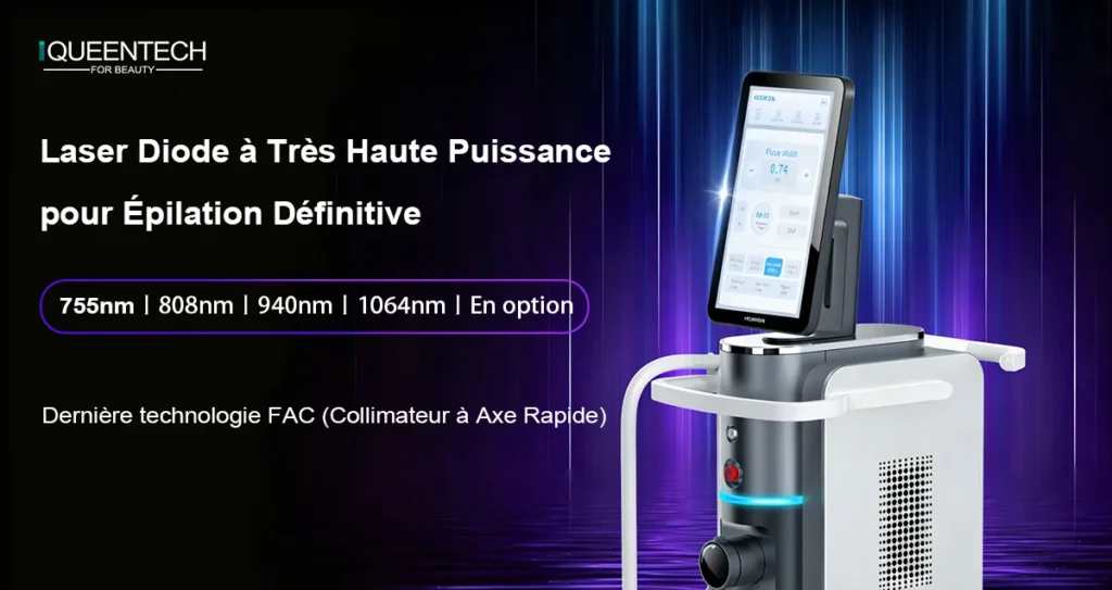 Machine laser diode professionnelle haute puissance pour épilation définitive salon beauté technologie FAC