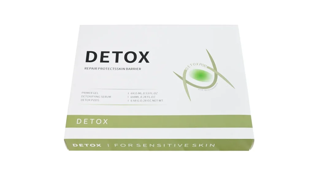 Kit de pods gamme Detox consommable pour soin oxygène visage compatible appareil oxygène visage professionnel