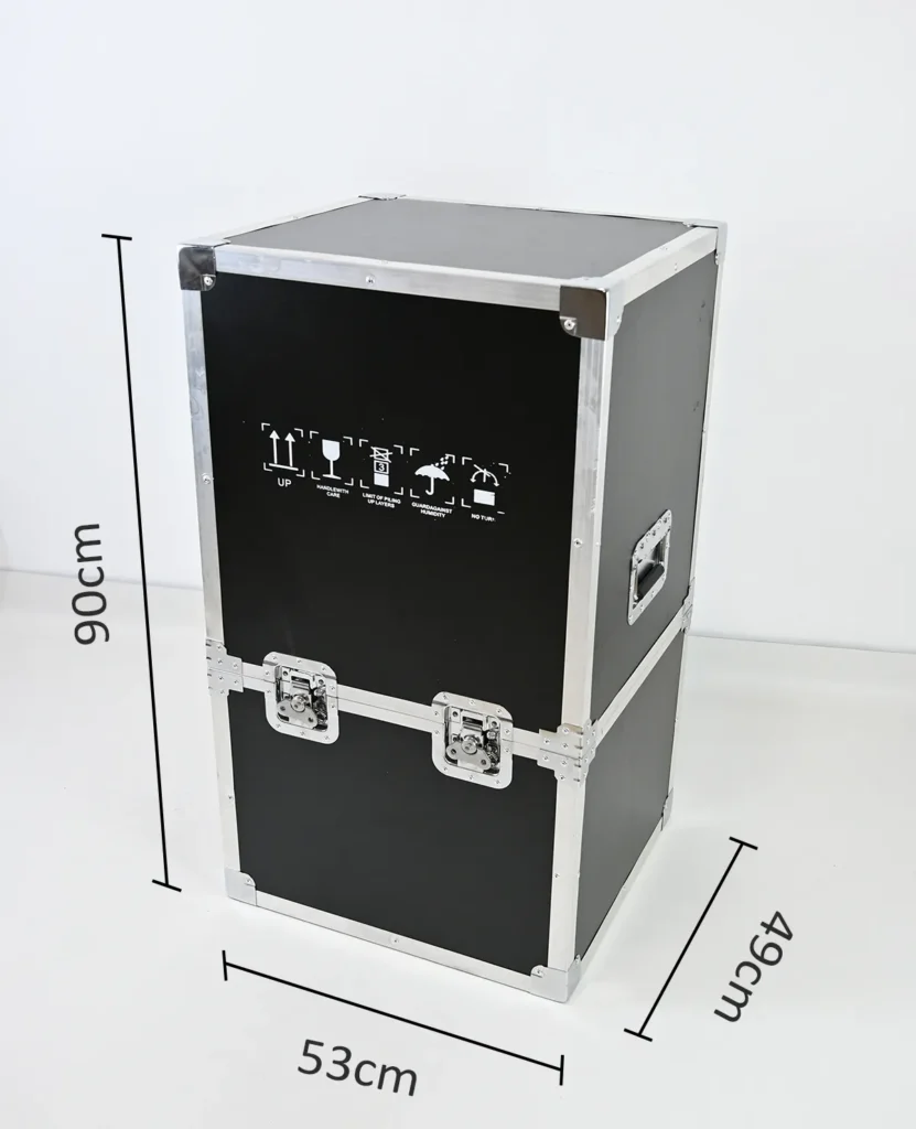 Caisson de transport aluminium pour appareil hydrodermabrasion 15 en 1, valise rigide de protection pour machine de soin visage professionnel de salon