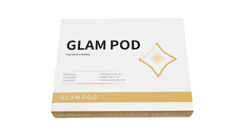 Glam Pod Skin Firming Lifting Consumable Kit for Oxygen Facial Machine, Salon Spa Treatment Pods for Sagging Loose Skin