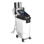 Machine Amincissante vue de gauche appareil esthétique électromagnétique RF sur roulettes