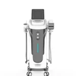 Vue frontale Machine Drainage Lymphatique Cellulite appareil minceur multifonction cavitation RF rouleau sous vide anti-cellulite pour institut de beauté
