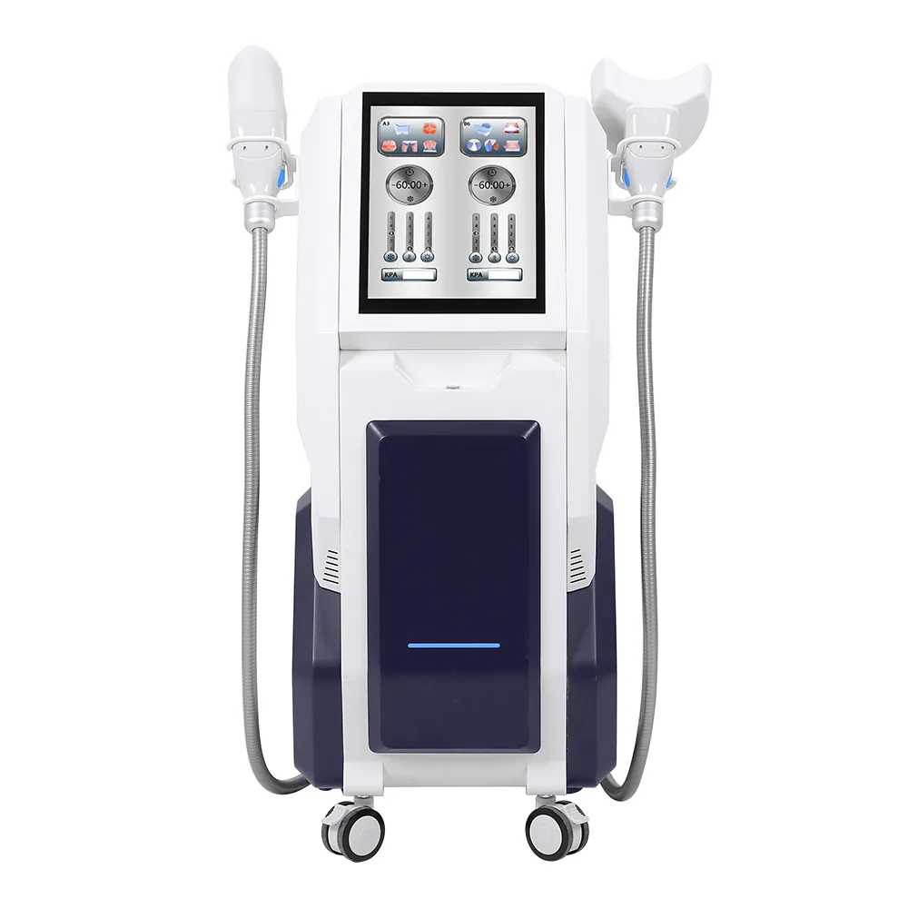 360 Degree Cryo Slim Machine with 2 handles and 6 different 360 surround cooling probes professional cryolipolysis fat freezing slimming equipment for salon body contour treatment
