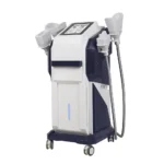 Right side view of 360 Surrounded Cryo Slimming Machine with 4 cryo applicators, cryolipolysis fat freezing body contouring machine for salon fat loss