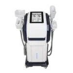 Appareil Cryolipolyse vue de dessus 4 poignées refroidissement 360°, appareil minceur professionnel perte de graisse institut esthétique