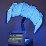 Appareil Luminothérapie Visage professionnel mode lumière bleue, machine photothérapie LED traitement anti-acné pour institut de beauté