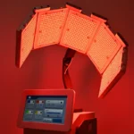 Appareil Luminothérapie Visage professionnel en mode lumière rouge, machine photothérapie LED pour rajeunissement facial institut de beauté