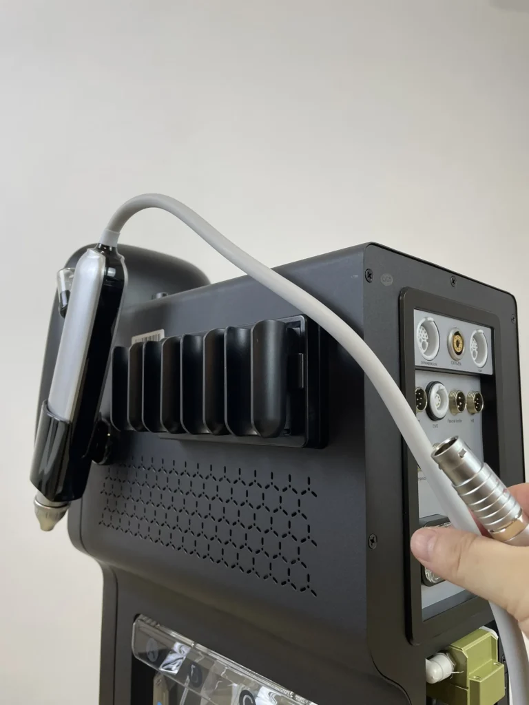 Connect jet peel handpiece pipeline to 10 in 1 hydradermabrasion machine, installation tutorial for salon facial beauty equipment