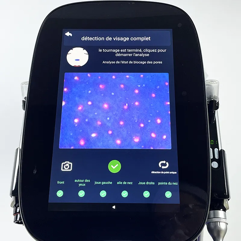Hydro Dermabrasion Facial Machine built-in touch screen skin analysis system, professional hydrafacial beauty equipment for salon skincare treatment