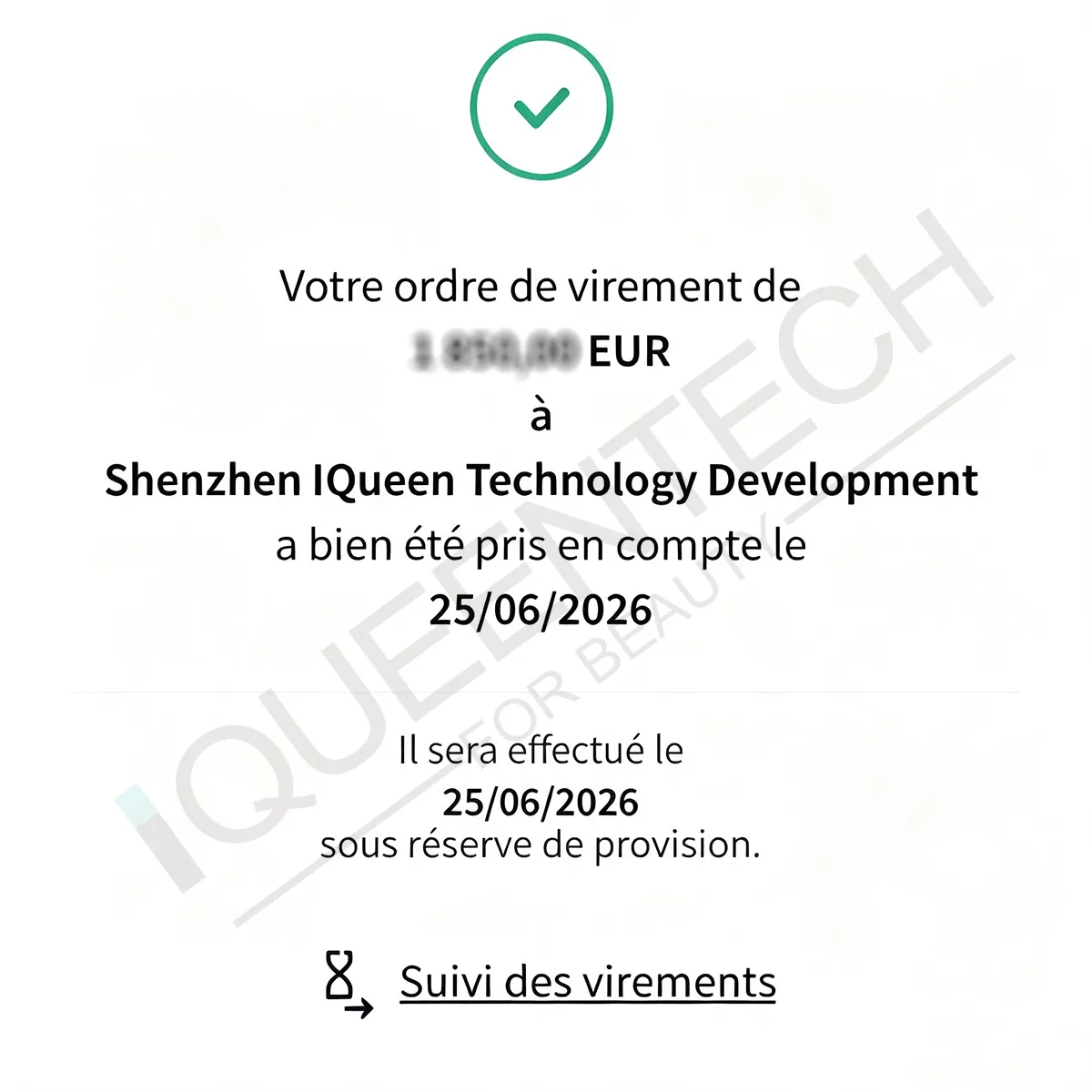 Hydro dermabrasion facial machine order payment record certificate