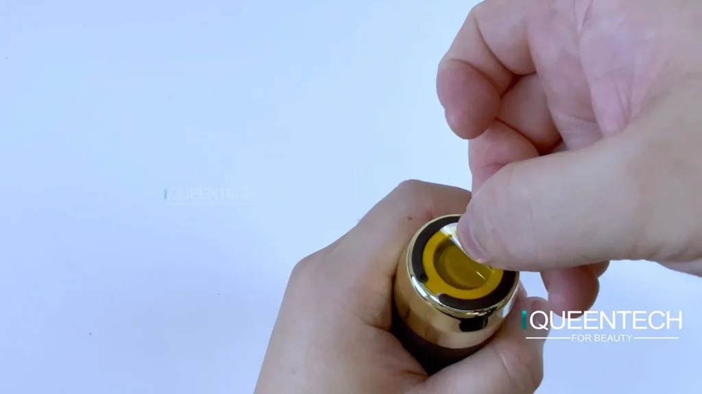 Apply sealing sticker for 36RS cartridges of 25D 360 MAX HIFU machine