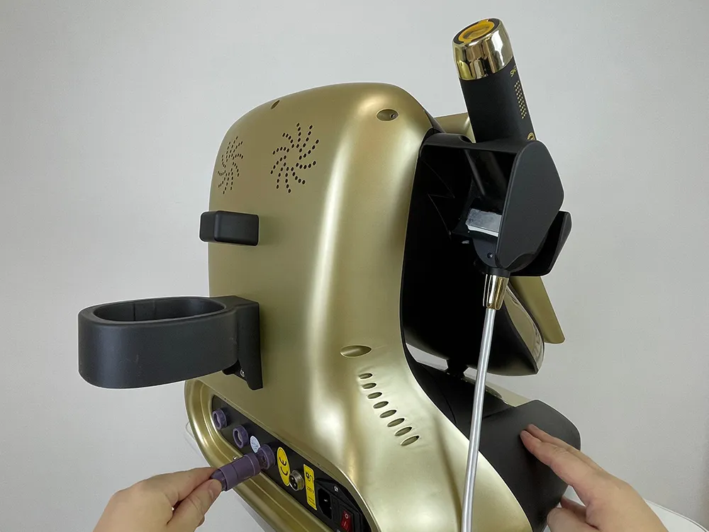 Plug in the connecting cable of 36RS handle for 25D 360 MAX HIFU machine, professional salon HIFU anti-aging beauty equipment
