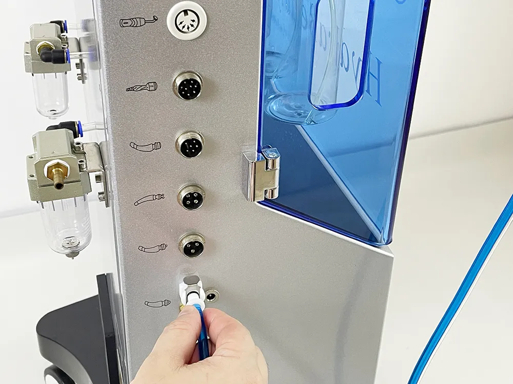 Plug original hydradermabrasion handle for 15 in 1 Hydradermabrasion Machine