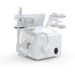 Back view of Piezoelectric Focused Shockwave Therapy Machine for physiotherapy pain treatment