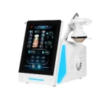 Right side view of Piezoelectric Focused Shockwave Therapy Machine for pain relief physiotherapy
